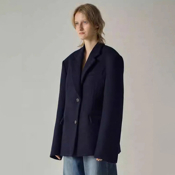 Kvinnors elegant oversized blazer med sofistikerad inre jacka Mirla-Eva Jonsson