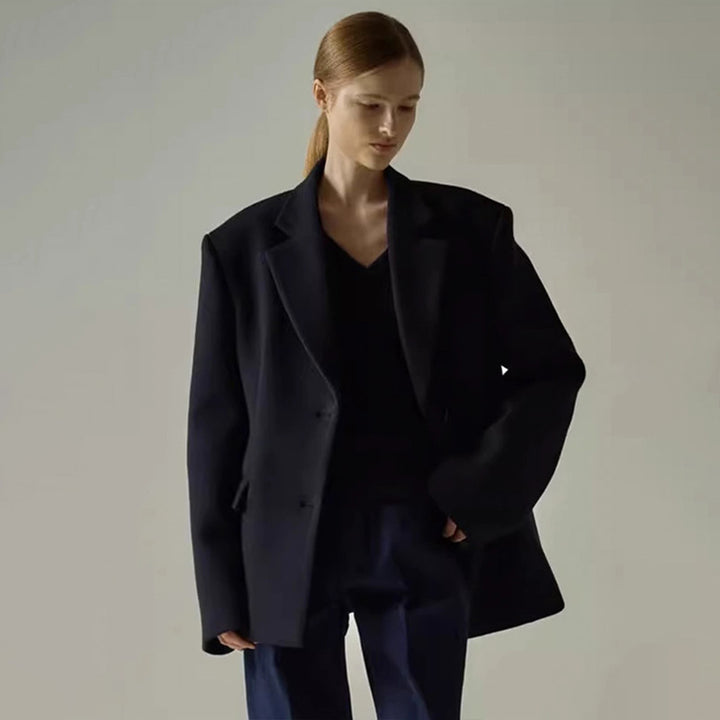 Kvinnors elegant oversized blazer med sofistikerad inre jacka Mirla-Eva Jonsson
