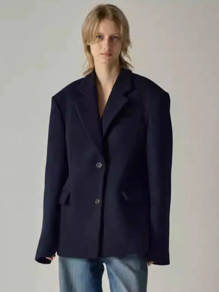 Kvinnors elegant oversized blazer med sofistikerad inre jacka Mirla-Eva Jonsson