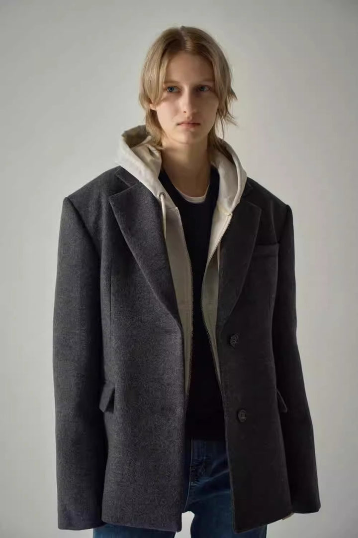 Kvinnors elegant oversized blazer med sofistikerad inre jacka Mirla-Eva Jonsson