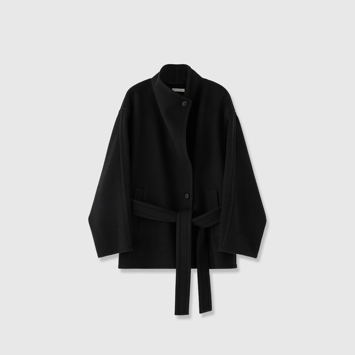 Kvinnors elegant oversized kappa med knytbälte Mirla-Eva Jonsson