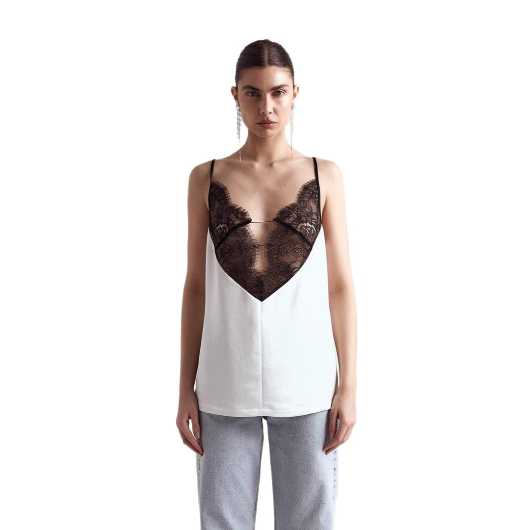 Kvinnors eleganta blus med spets Mirla-Eva Jonsson