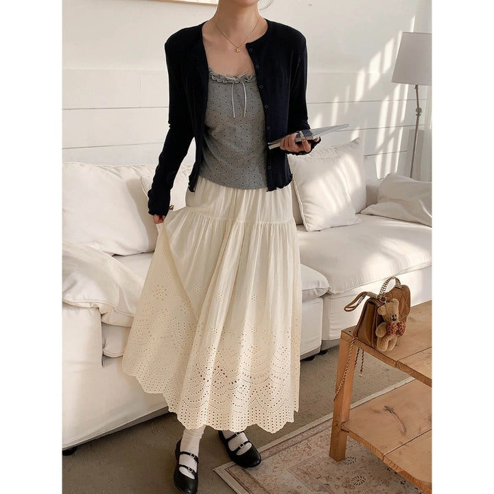 Kvinnors eleganta cardigan med fina knappdetaljer Mirla-Eva Jonsson