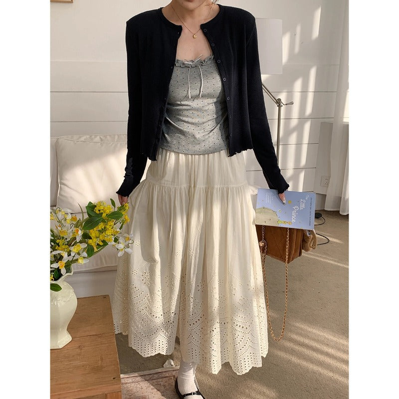 Kvinnors eleganta cardigan med fina knappdetaljer Mirla-Eva Jonsson