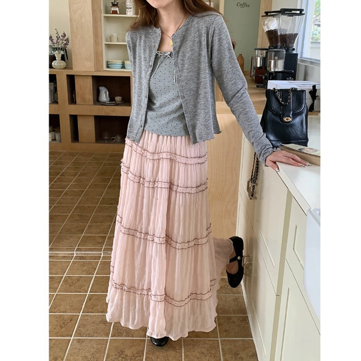 Kvinnors eleganta cardigan med fina knappdetaljer Mirla-Eva Jonsson