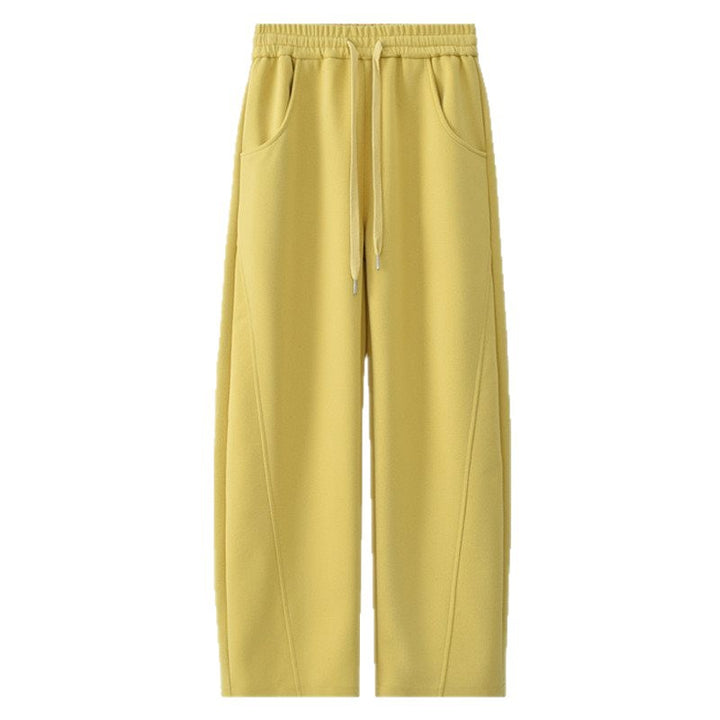 Kvinnors eleganta fritidsbyxor med sidofickor och elastisk midja Mirla-Eva Jonsson