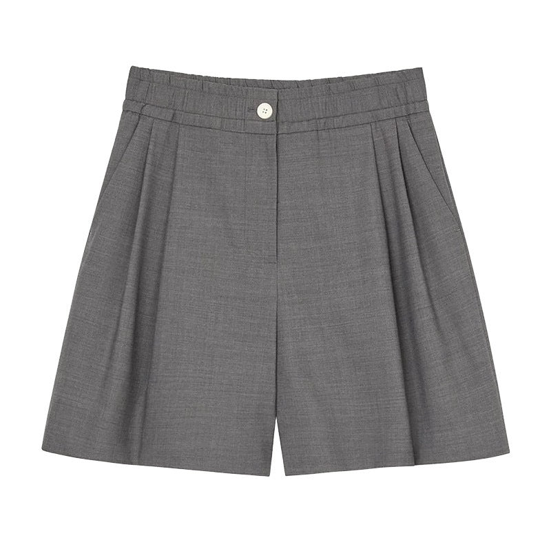 Kvinnors eleganta hotpants med hög midja och praktiska fickor Mirla-Eva Jonsson