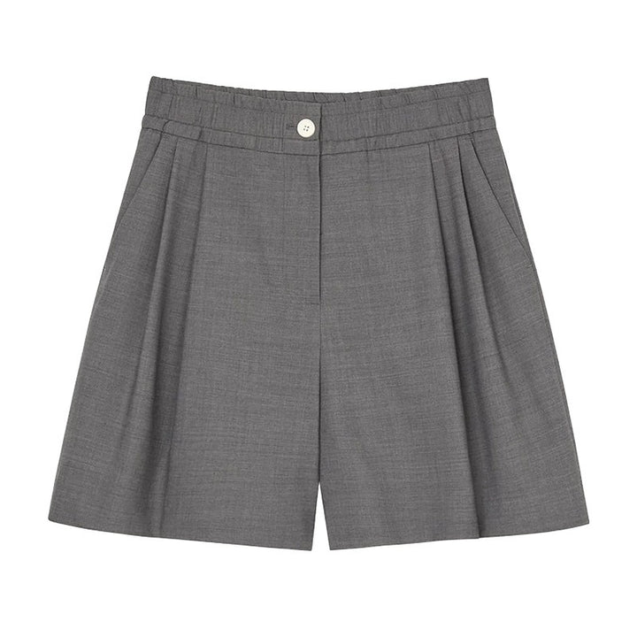 Kvinnors eleganta hotpants med hög midja och praktiska fickor Mirla-Eva Jonsson