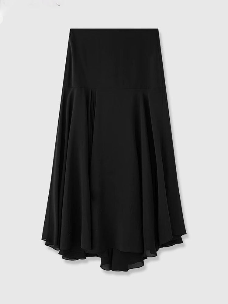 Kvinnors eleganta maxikjol med asymmetrisk skärning Mirla-Eva Jonsson