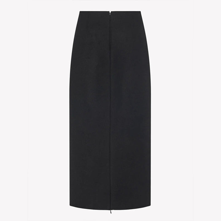 Kvinnors eleganta maxikjol med hög midja och minimalistisk silhuett Mirla-Eva Jonsson