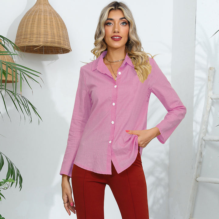Kvinnors eleganta och avslappnade blus topp med korta ärmar Mirla-Eva Jonsson