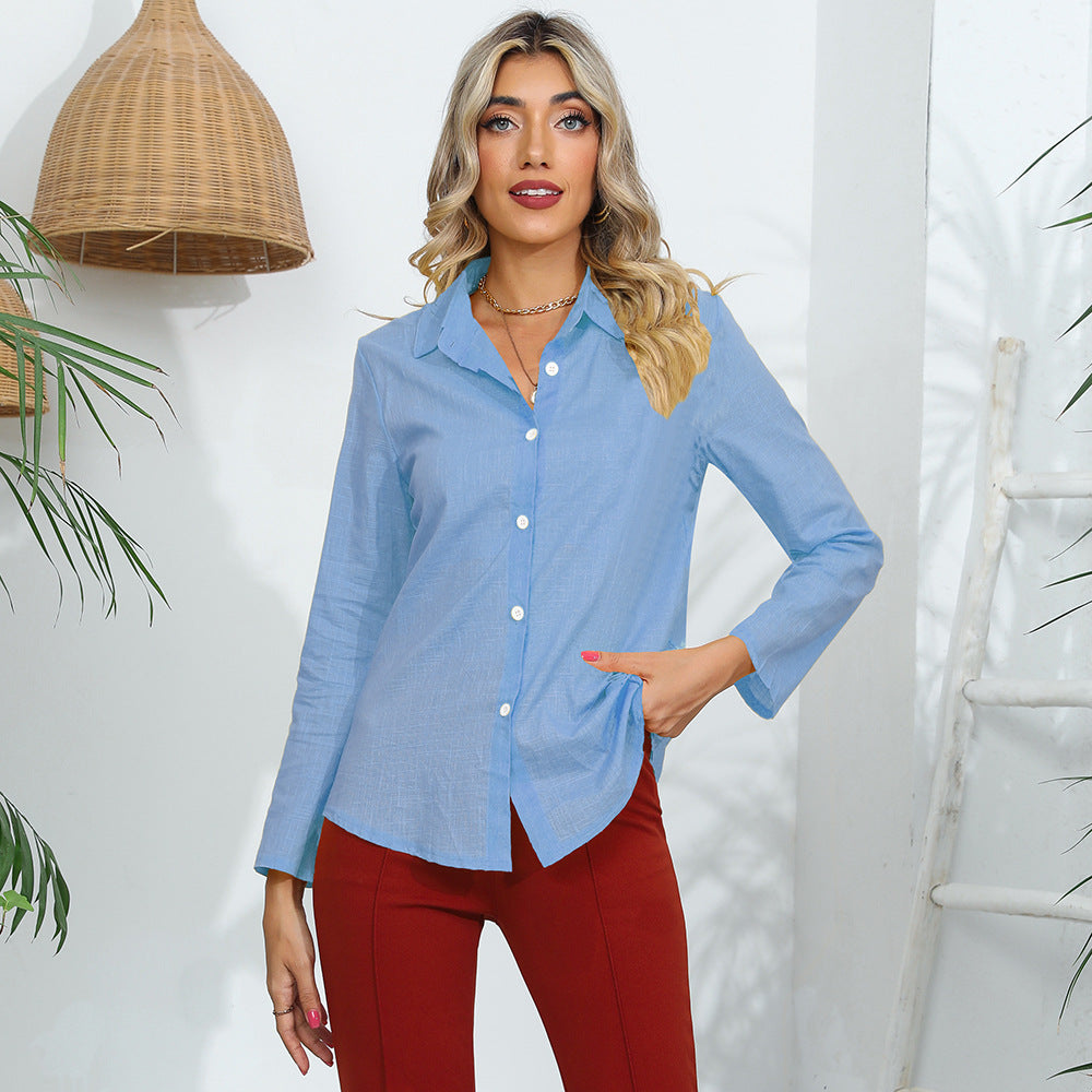 Kvinnors eleganta och avslappnade blus topp med korta ärmar Mirla-Eva Jonsson