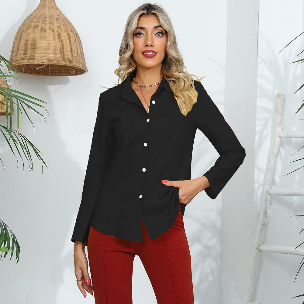 Kvinnors eleganta och avslappnade blus topp med korta ärmar Mirla-Eva Jonsson