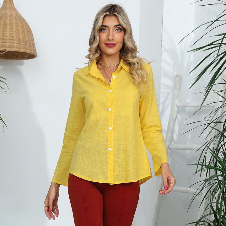 Kvinnors eleganta och avslappnade blus topp med korta ärmar Mirla-Eva Jonsson