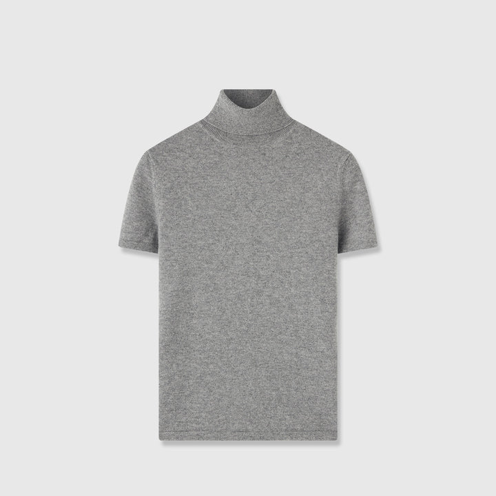 Kvinnors eleganta och bekväma T-shirt med ståkrage Mirla-Eva Jonsson