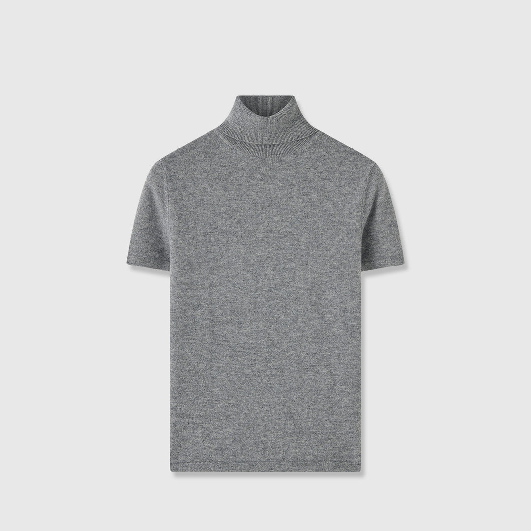 Kvinnors eleganta och bekväma T-shirt med ståkrage Mirla-Eva Jonsson