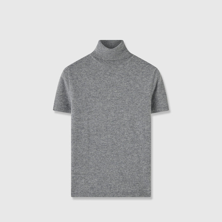 Kvinnors eleganta och bekväma T-shirt med ståkrage Mirla-Eva Jonsson