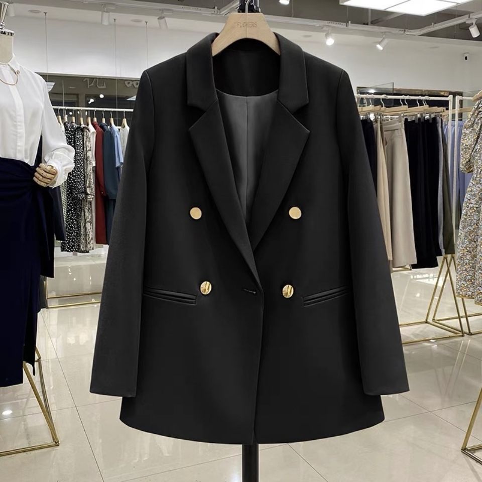 Kvinnors eleganta och moderna snitt blazer med dubbel knappslå Mirla-Eva Jonsson