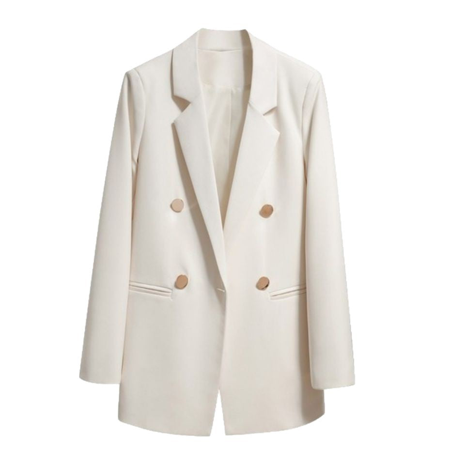 Kvinnors eleganta och moderna snitt blazer med dubbel knappslå Mirla-Eva Jonsson