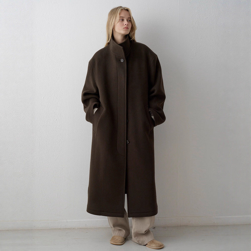 Kvinnors eleganta och oversized ullkappa Mirla-Eva Jonsson