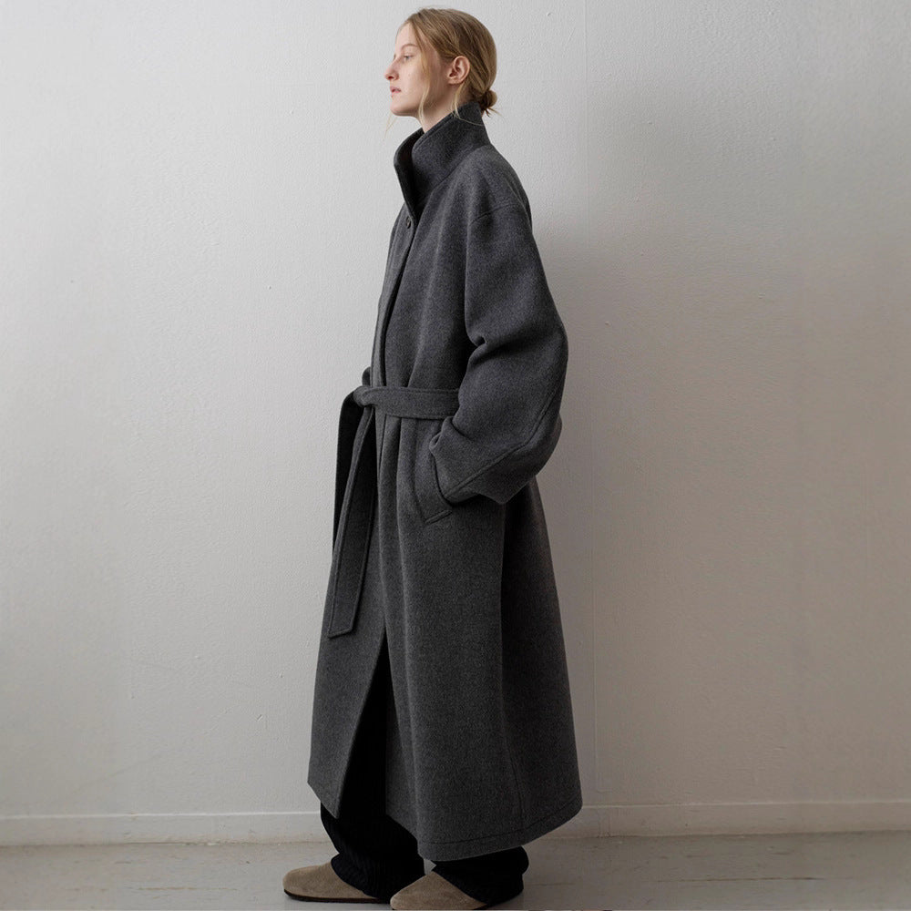 Kvinnors eleganta och oversized ullkappa Mirla-Eva Jonsson