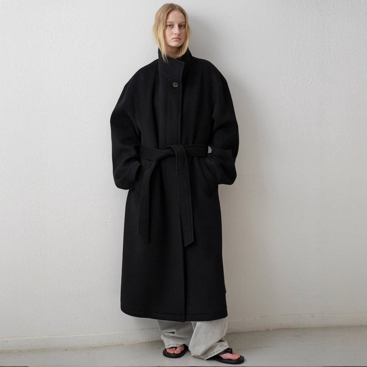 Kvinnors eleganta och oversized ullkappa Mirla-Eva Jonsson