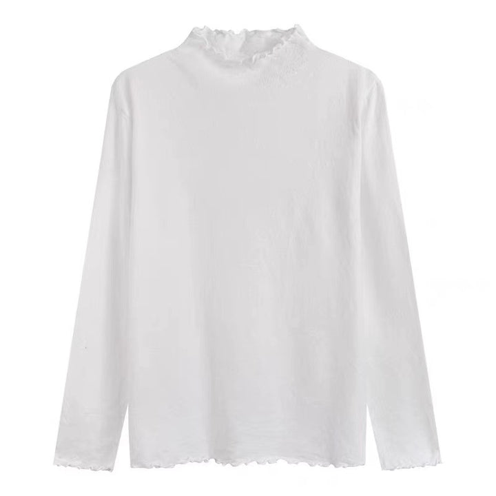Kvinnors eleganta stickade topp med ribbad textur Mirla-Eva Jonsson