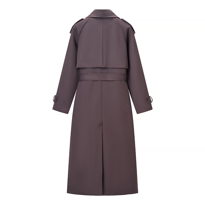 Kvinnors eleganta trench coat med justerbart bälte och trendiga slag Mirla-Eva Jonsson