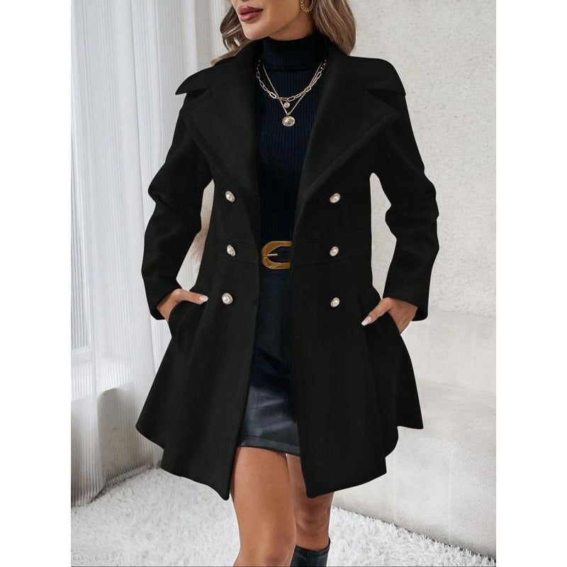 Kvinnors eleganta trench coat med skräddarsydd passform Mirla-Eva Jonsson