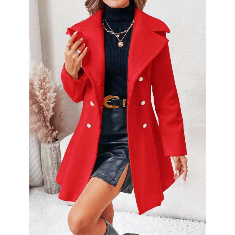 Kvinnors eleganta trench coat med skräddarsydd passform Mirla-Eva Jonsson