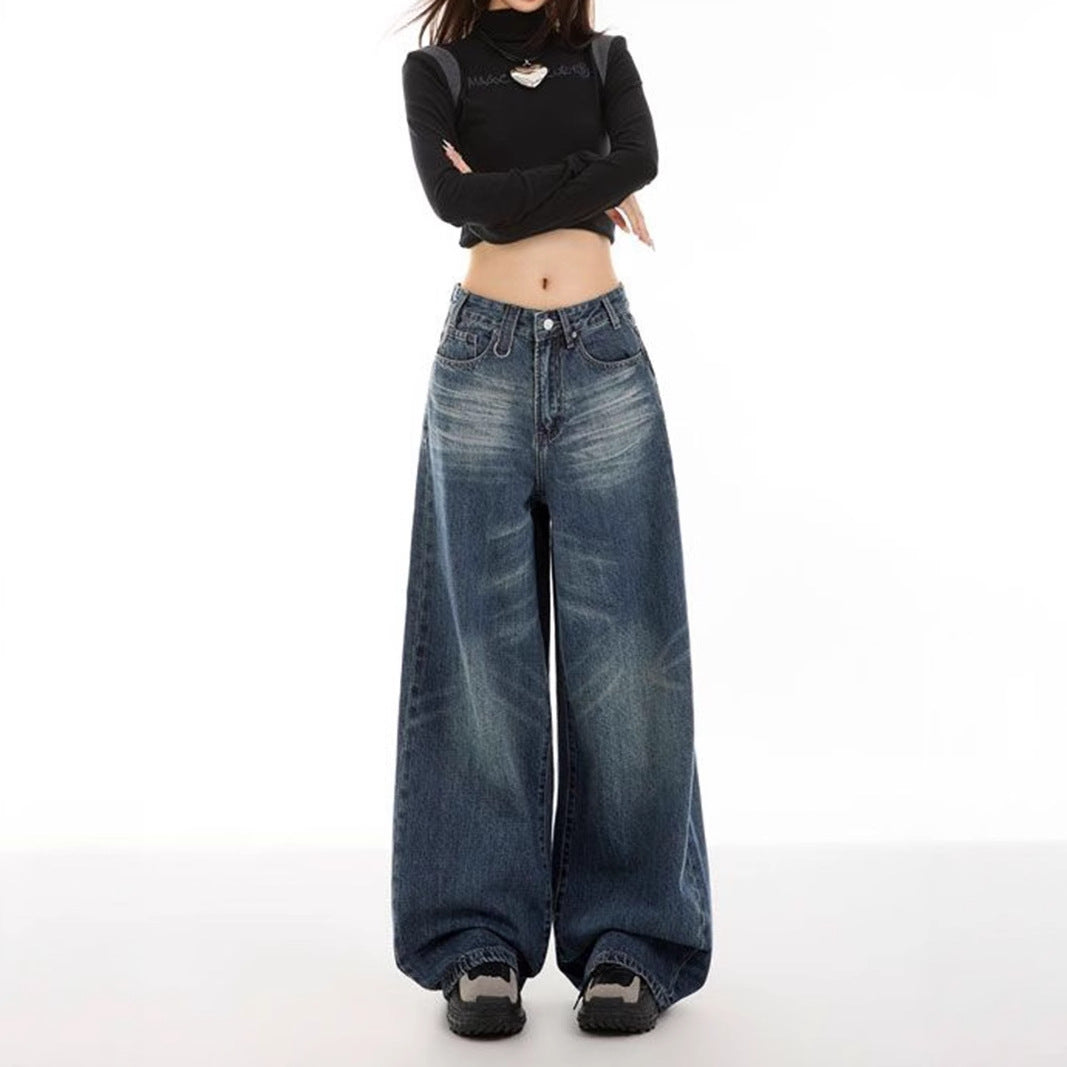 Kvinnors extra jeans i trendig brukt look Mirla-Eva Jonsson