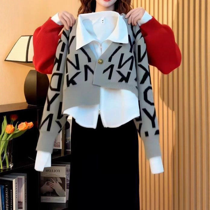 Kvinnors fashionabla och trendiga cardigan i lagerstil Mirla-Eva Jonsson