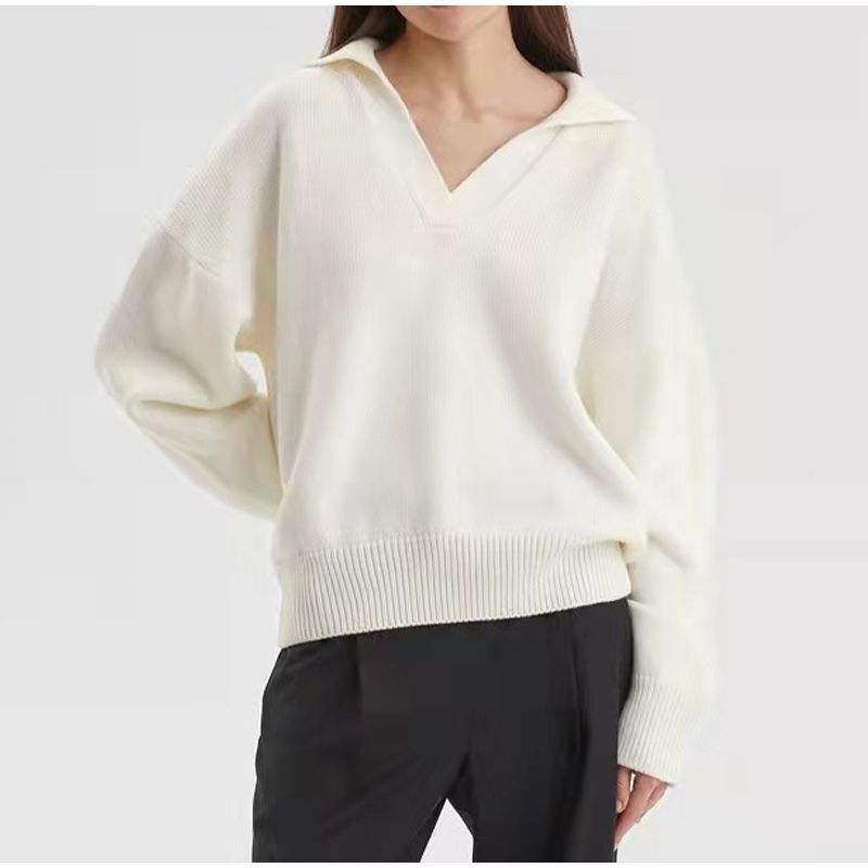 Kvinnors fint stickad pullover med strukturerad tyg Mirla-Eva Jonsson