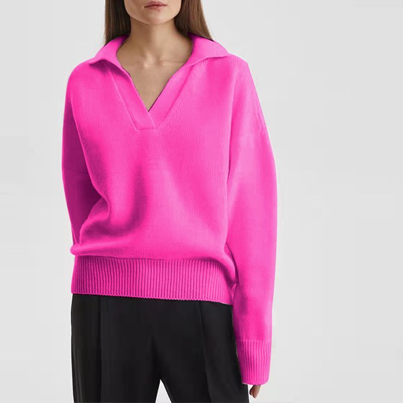 Kvinnors fint stickad pullover med strukturerad tyg Mirla-Eva Jonsson