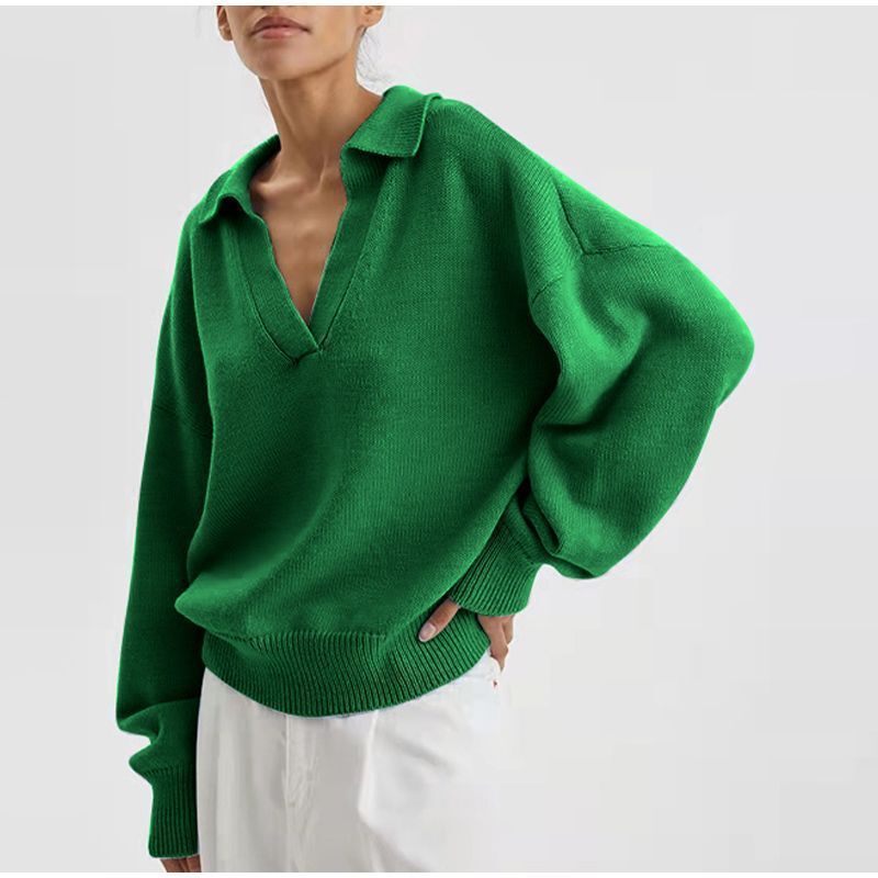 Kvinnors fint stickad pullover med strukturerad tyg Mirla-Eva Jonsson