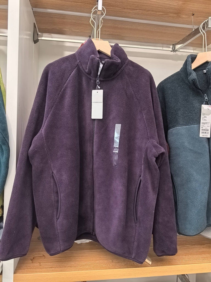 Kvinnors fleecejacka med hög krage och sidfickor Mirla-Eva Jonsson