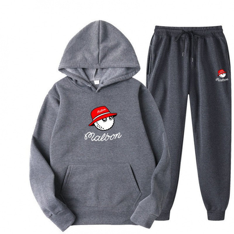 Kvinnors fritids hoodie dräkt med lekfull grafisk design och praktiska fickor Mirla-Eva Jonsson