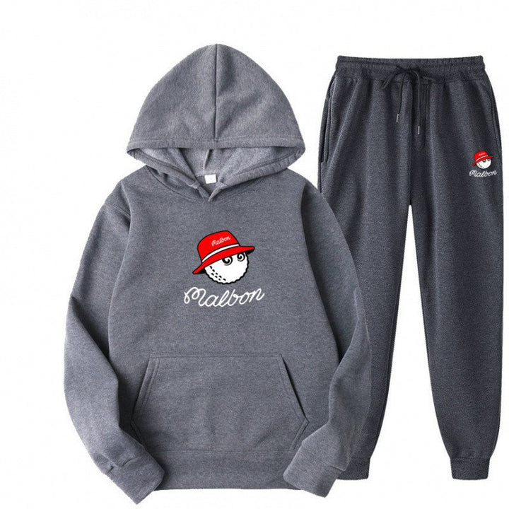 Kvinnors fritids hoodie dräkt med lekfull grafisk design och praktiska fickor Mirla-Eva Jonsson