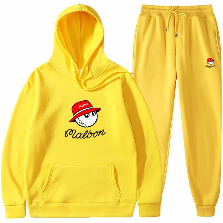 Kvinnors fritids hoodie dräkt med lekfull grafisk design och praktiska fickor Mirla-Eva Jonsson