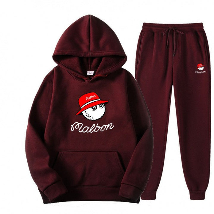 Kvinnors fritids hoodie dräkt med lekfull grafisk design och praktiska fickor Mirla-Eva Jonsson