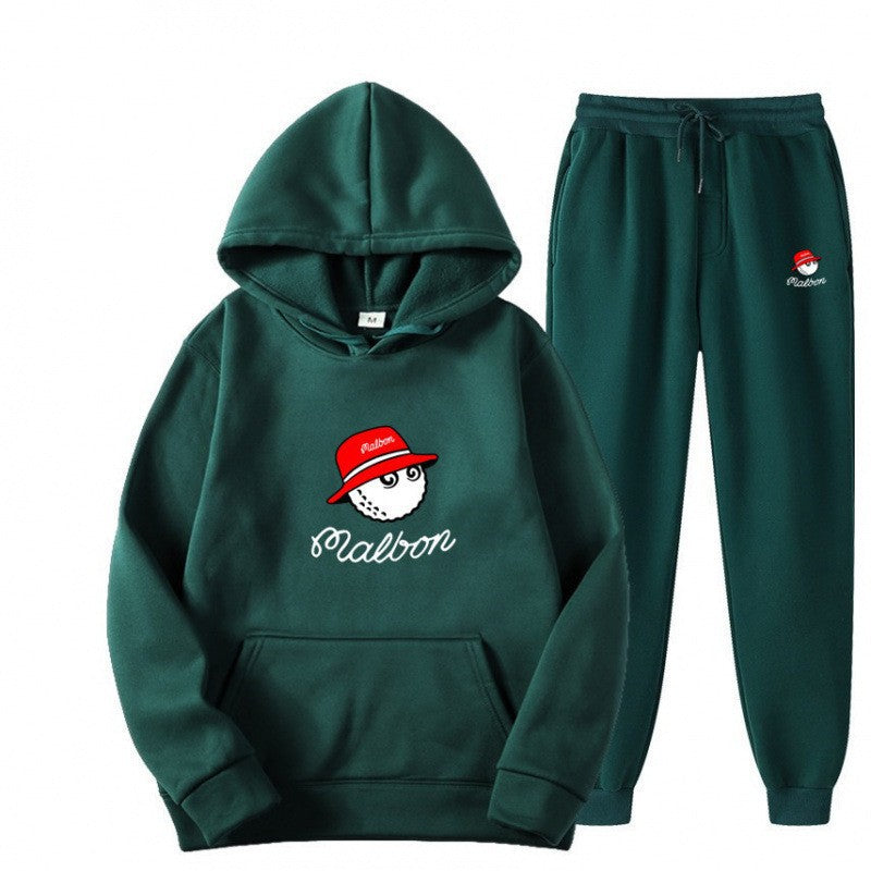 Kvinnors fritids hoodie dräkt med lekfull grafisk design och praktiska fickor Mirla-Eva Jonsson
