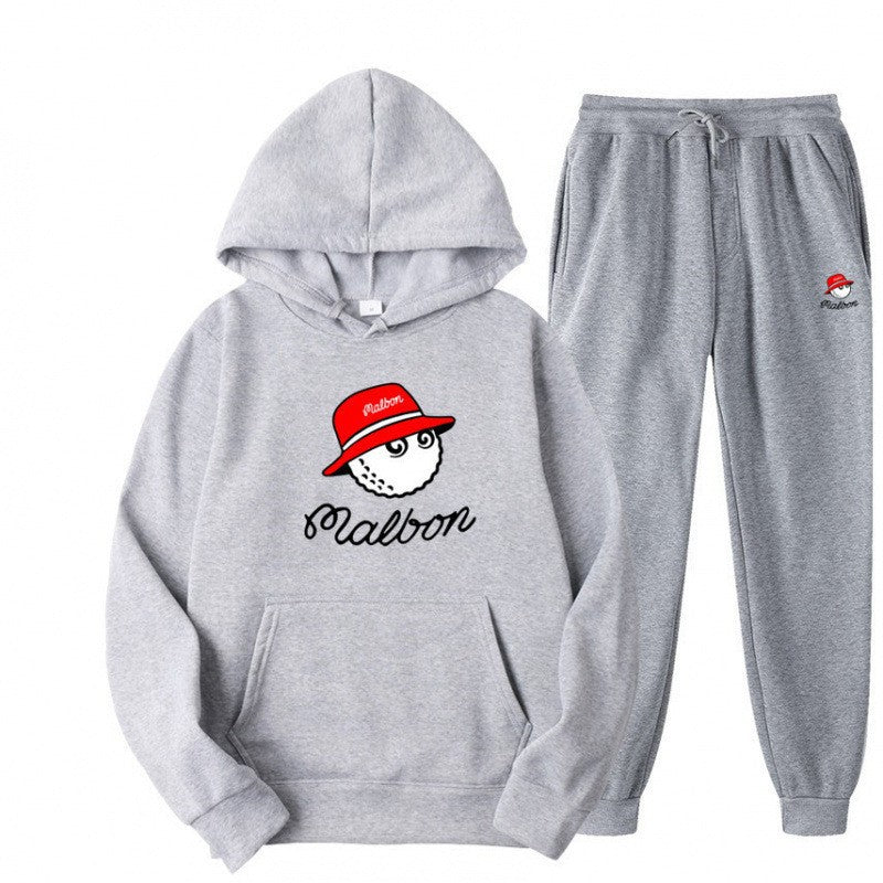 Kvinnors fritids hoodie dräkt med lekfull grafisk design och praktiska fickor Mirla-Eva Jonsson