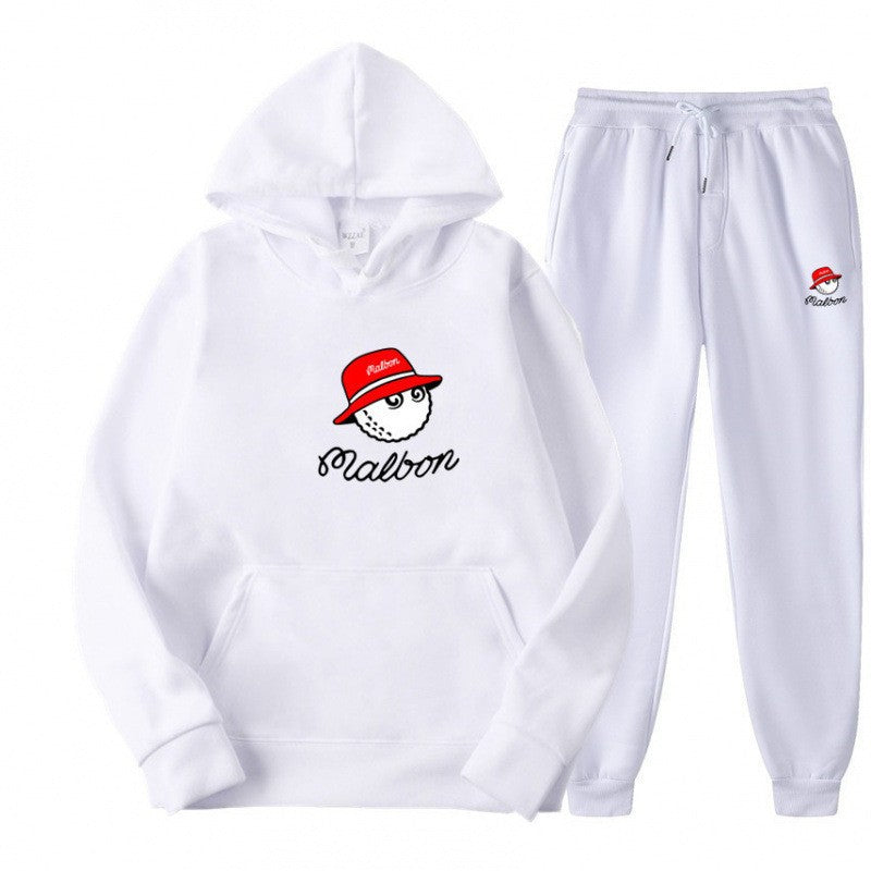 Kvinnors fritids hoodie dräkt med lekfull grafisk design och praktiska fickor Mirla-Eva Jonsson