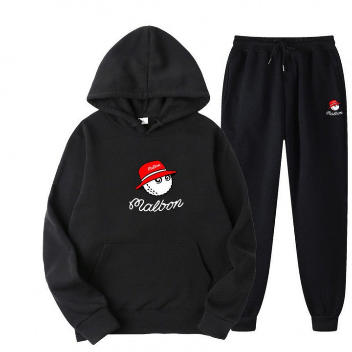 Kvinnors fritids hoodie dräkt med lekfull grafisk design och praktiska fickor Mirla-Eva Jonsson
