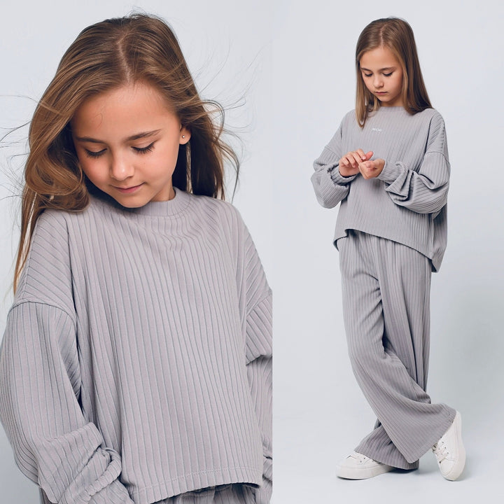 Kvinnors fritidsloungewear-set med lös topp och bekväma byxor-Eva Jonsson
