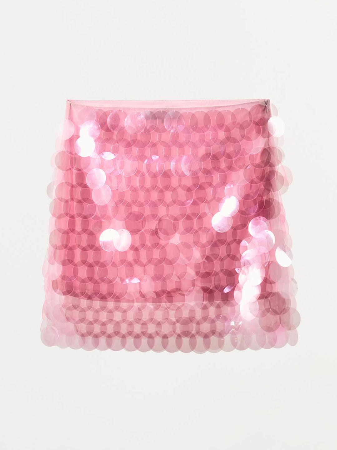 Kvinnors glittrig mini kjol med glittrande paljetter och elastisk midja Mirla-Eva Jonsson
