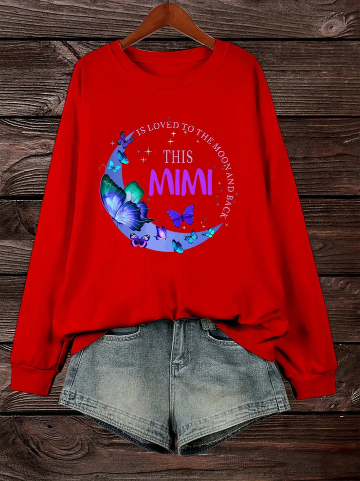 Kvinnors grafisk sweatshirt Mirla-Eva Jonsson