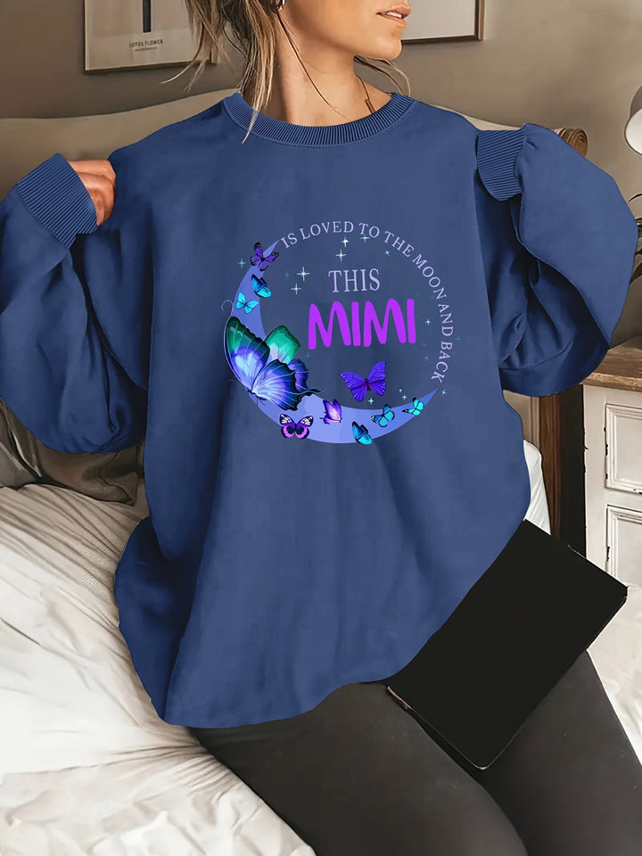 Kvinnors grafisk sweatshirt Mirla-Eva Jonsson