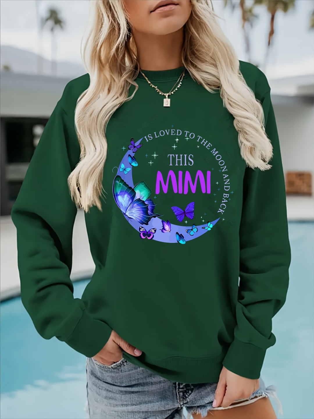 Kvinnors grafisk sweatshirt Mirla-Eva Jonsson