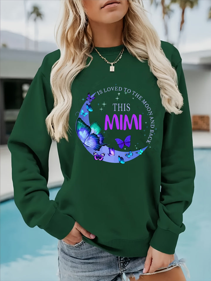 Kvinnors grafisk sweatshirt Mirla-Eva Jonsson
